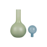 Present Time - Vaas Alegre Globo - Soft green & soft blue