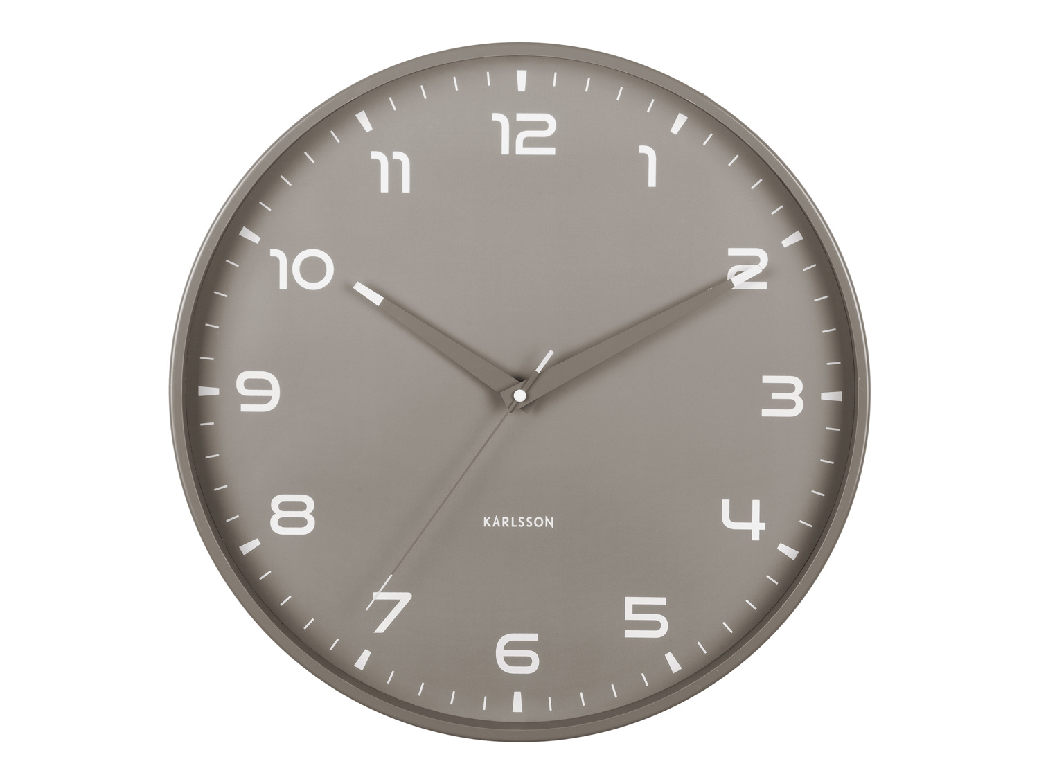 Karlsson - Wandklok Orgullo - Donkergrijs- Ø40cm