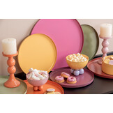 Present Time - Dienblad Servir Rond Medium - Helderroze