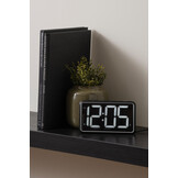 Karlsson - Wekker New Retro - Zwart