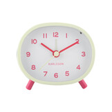 Karlsson - Wekker Cheeky Oval - Zachtgroen