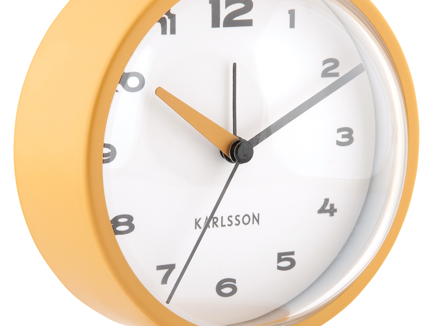 Karlsson - Wekker Brisk Dome - Okergeel