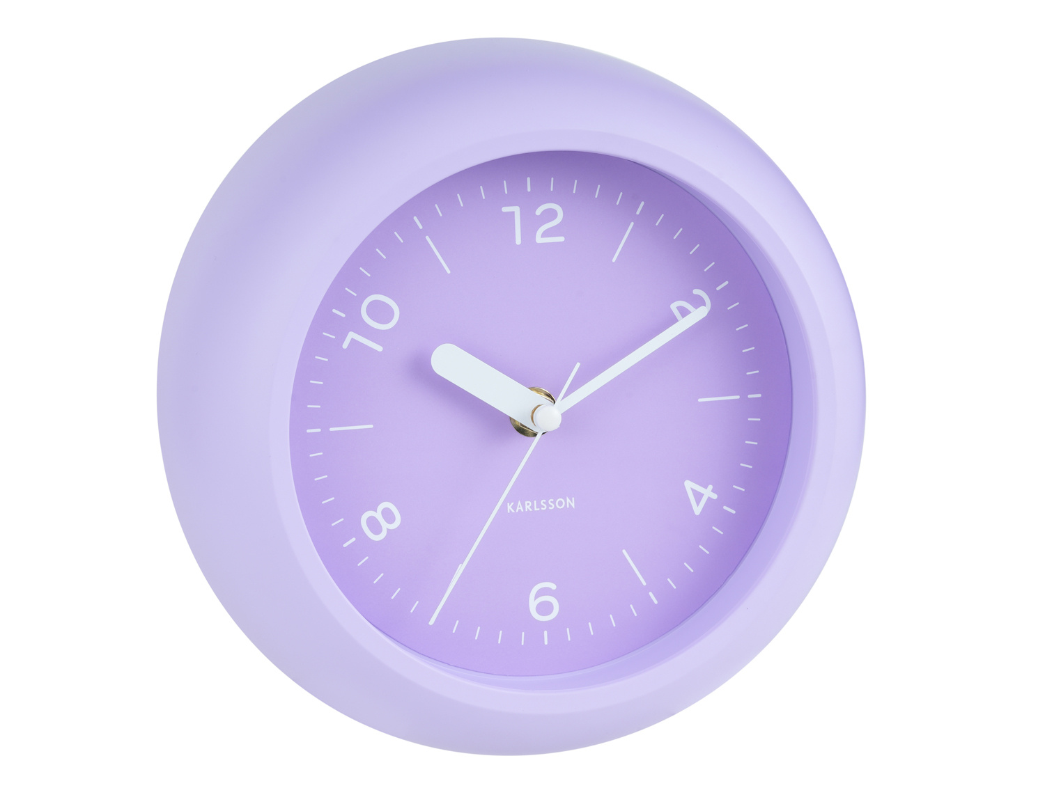 Karlsson - Wandklok Slope - Zachtpaars- Ø20cm
