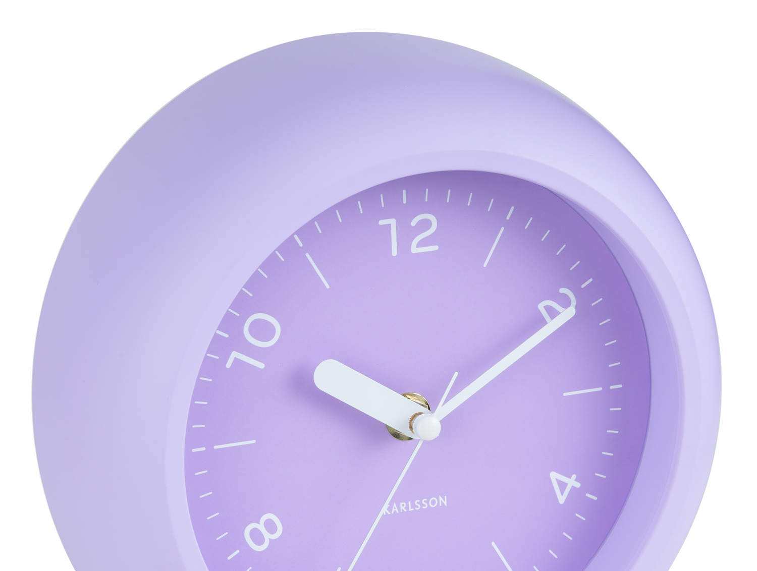 Karlsson - Wandklok Slope - Zachtpaars- Ø20cm