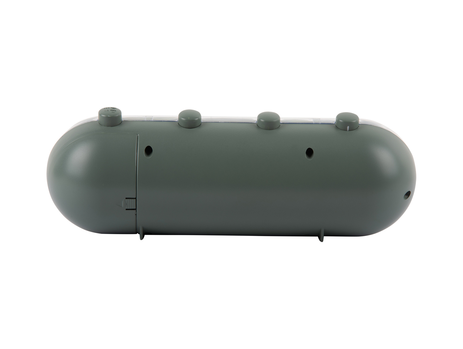 Karlsson - Wekker Retro Tube Calendar Flip - Jungle groen