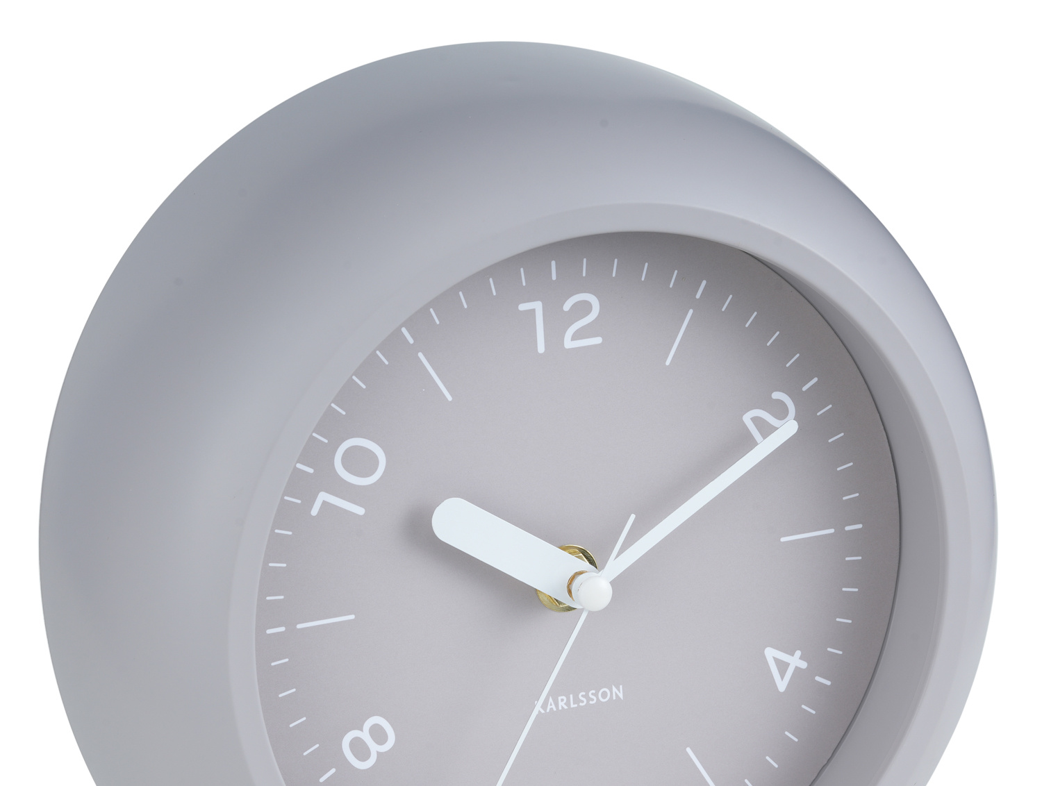 Karlsson - Wandklok Slope - Warmgrijs- Ø20cm