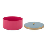 Present Time - Opbergbox Double Funky Medium - Bright pink & soft blue