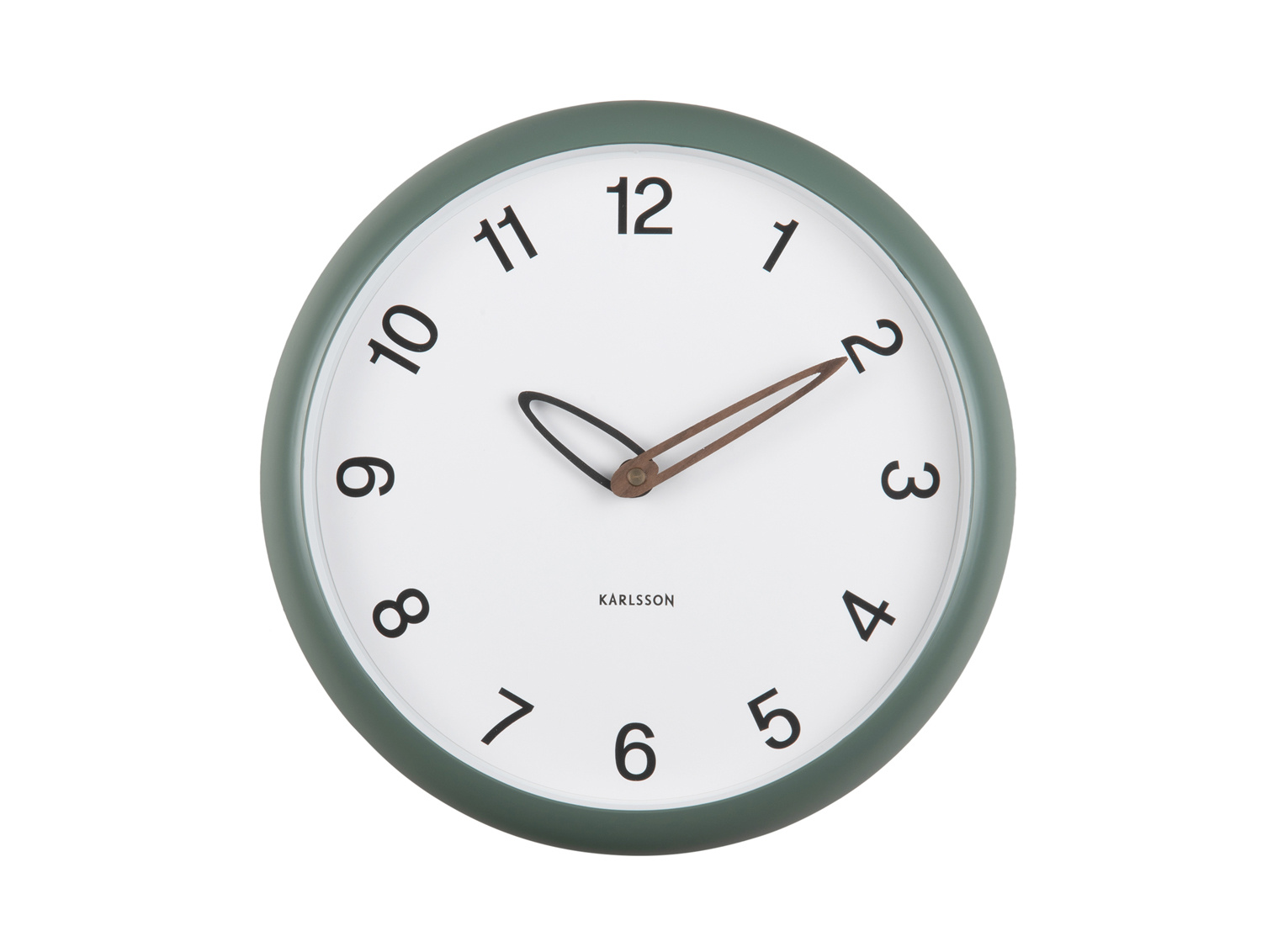 Karlsson - Wandklok Bella - Jungle groen