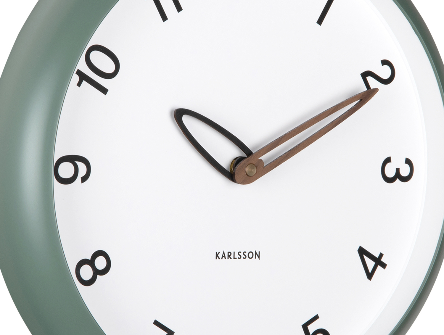 Karlsson - Wandklok Bella - Jungle groen