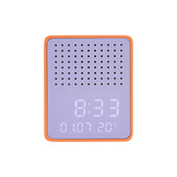 Karlsson - Wekker Funky Vibes Blue Tooth Speaker - Bright orange & purple