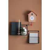 Karlsson - Wandklok Cuckoo Light - Soft brown & red ochre