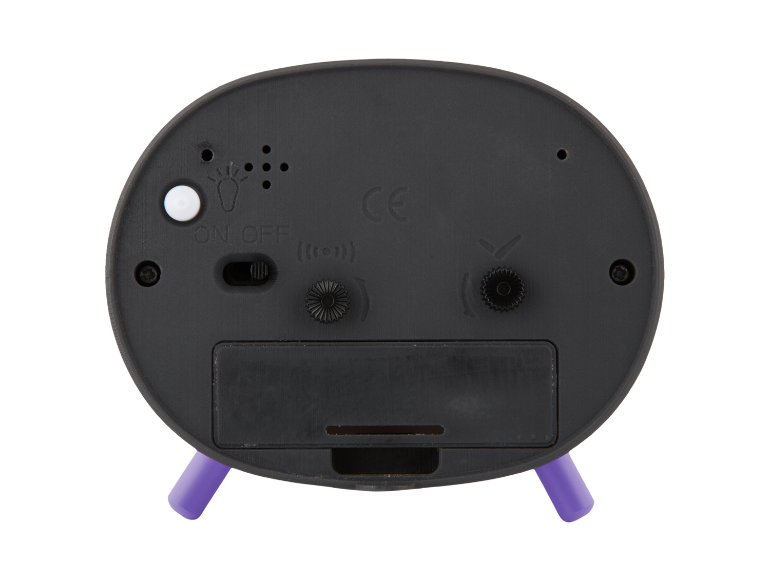 Karlsson - Wekker Cheeky Oval - Zachtgeel