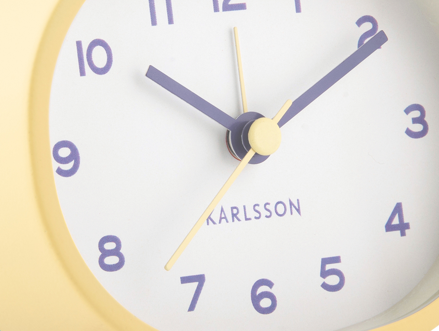 Karlsson - Wekker Cheeky Oval - Zachtgeel