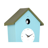 Karlsson - Wandklok Cuckoo Light - Misty blue & army green