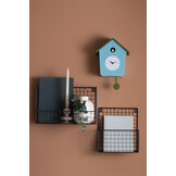 Karlsson - Wandklok Cuckoo Light - Misty blue & army green
