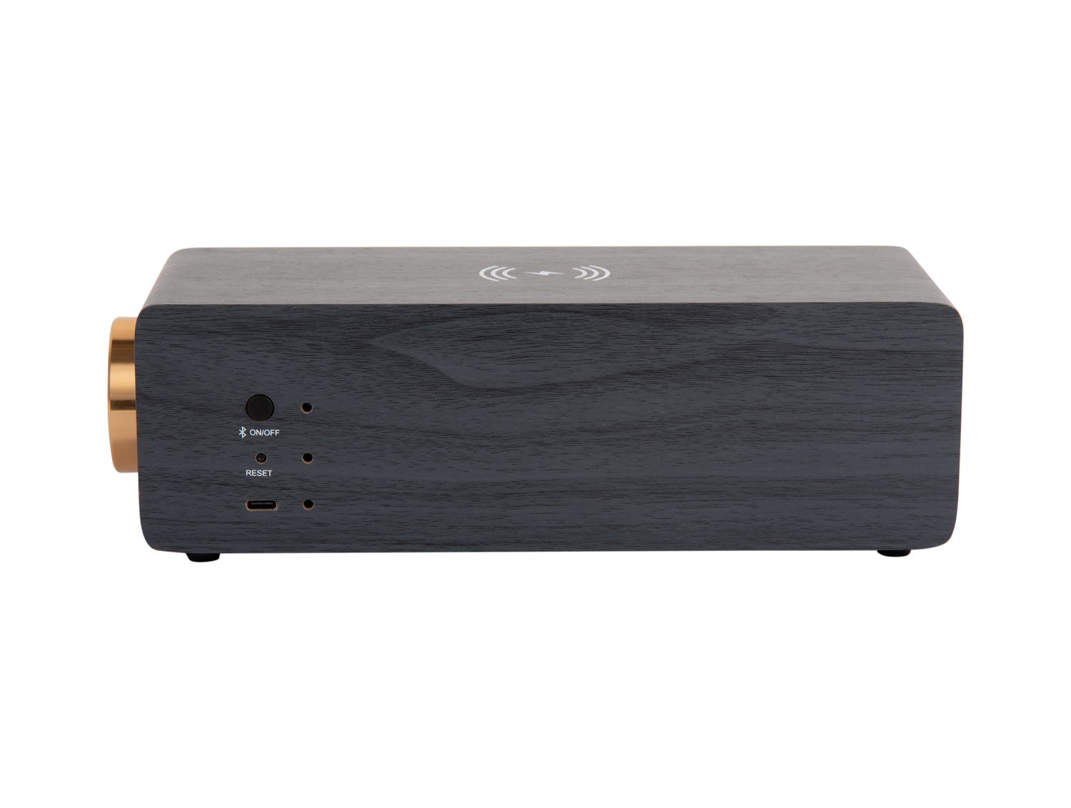 Karlsson - Wekker Classic BT Speaker Radio w. Phone Charger - Zwart