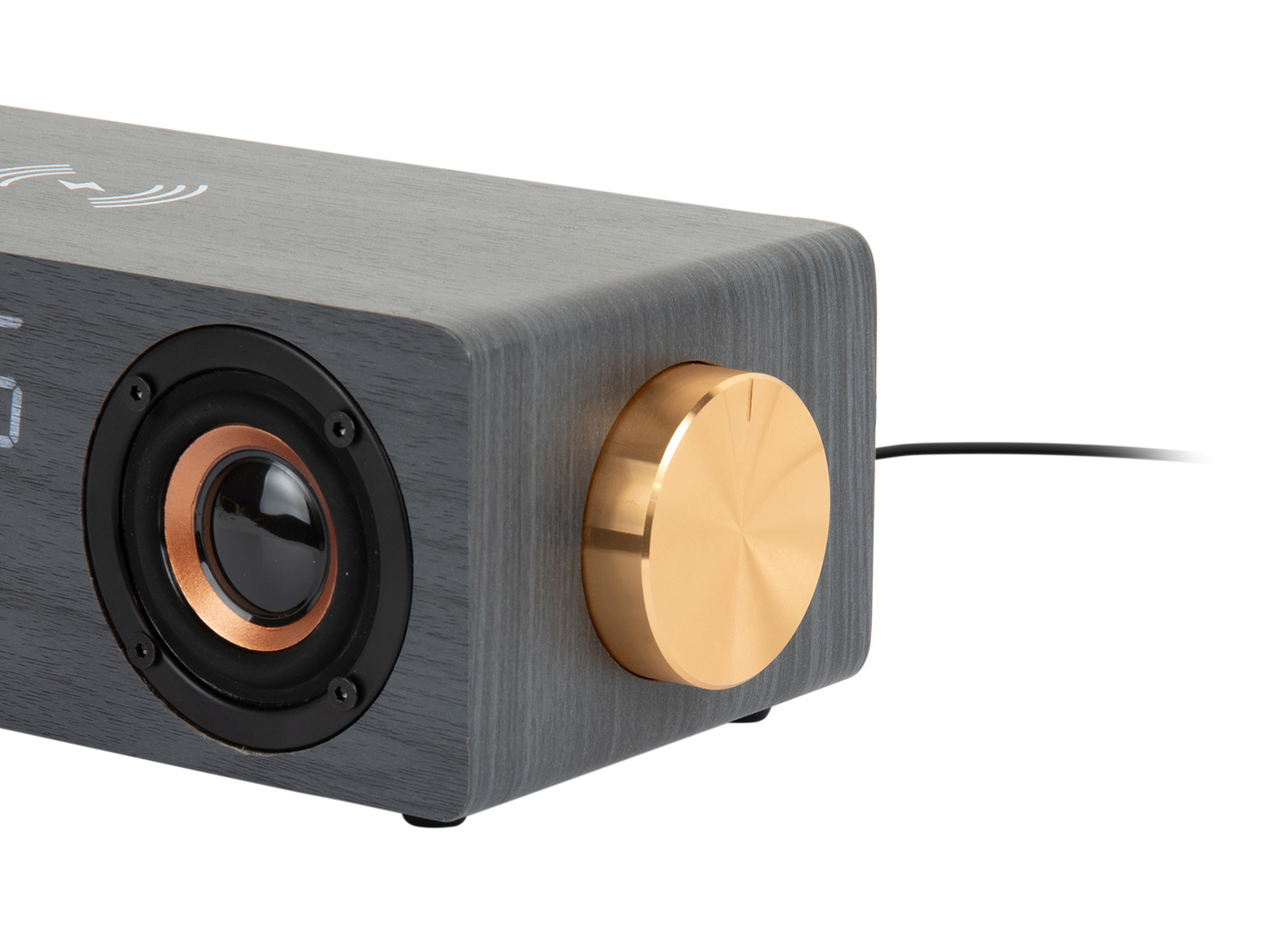 Karlsson - Wekker Classic BT Speaker Radio w. Phone Charger - Zwart