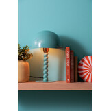 Leitmotiv - Tafellamp Prisa - Turquoise blue
