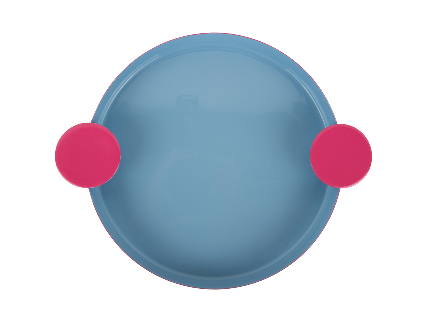 Present Time - Dienblad Double Funky Large - Soft blue & bright pink