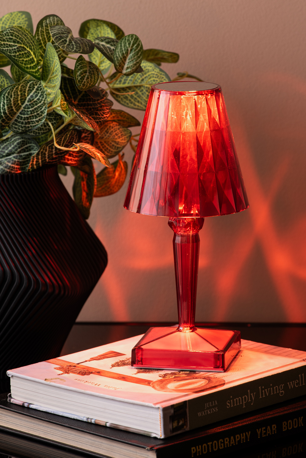 Leitmotiv - Tafellamp Gem - Rood