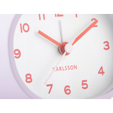 Karlsson - Wekker Cheeky Oval - Zachtpaars