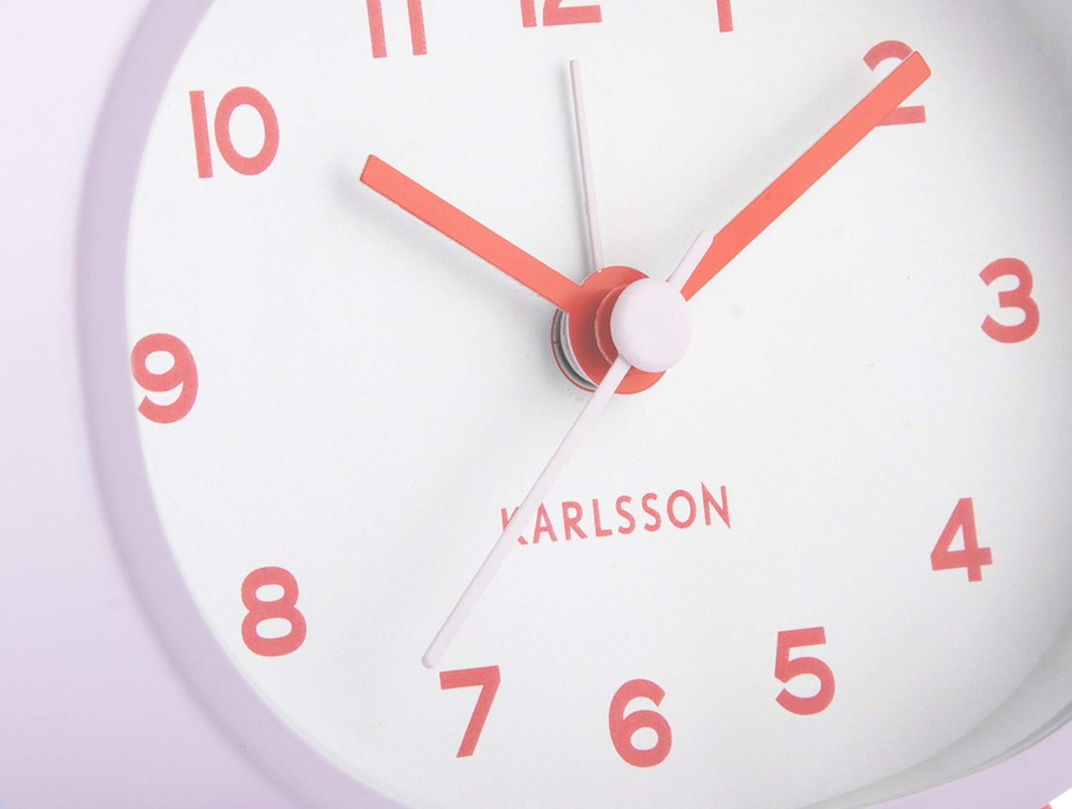 Karlsson - Wekker Cheeky Oval - Zachtpaars