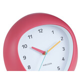 Karlsson - Wandklok Funky Vibes - Scarlet red- Ø25,5cm