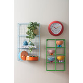 Karlsson - Wandklok Funky Vibes - Scarlet red- Ø25,5cm