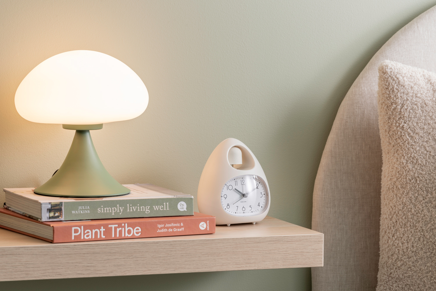 Karlsson - Wekker Blob Bell - Wit