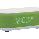 Karlsson - Wekker Vogue w. Phone Charger And Blue Tooth - Heldergroen