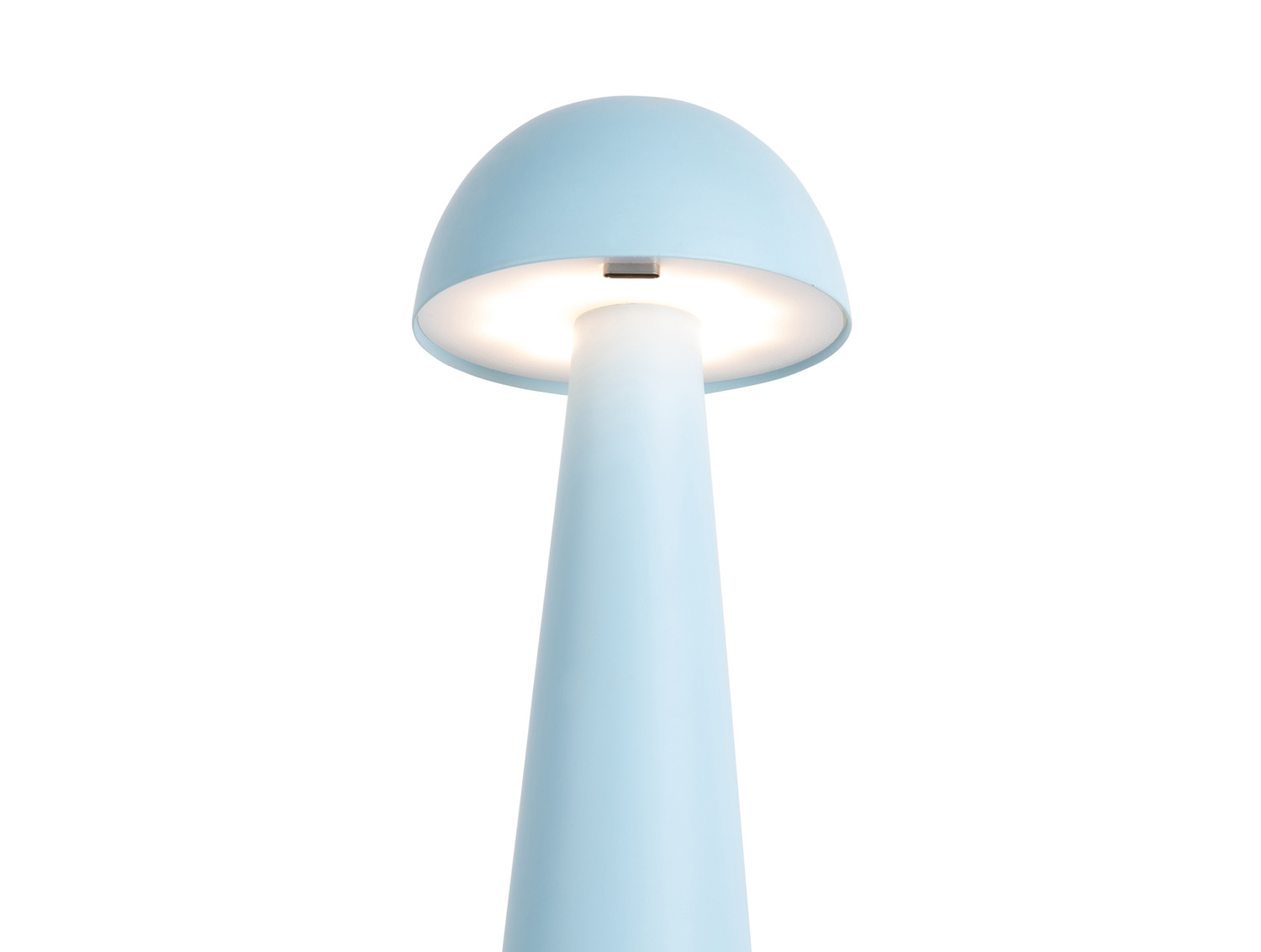 Leitmotiv - Tafellamp Mini LED Dome - Zachtblauw