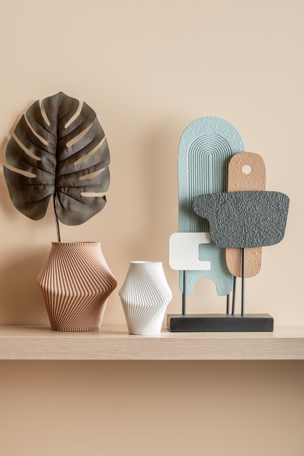 Present Time - Beeld Abstract Art Small - Multicolor