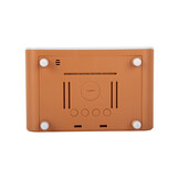 Karlsson - Wekker Chunky LED w. Phone Charger - Okergeel