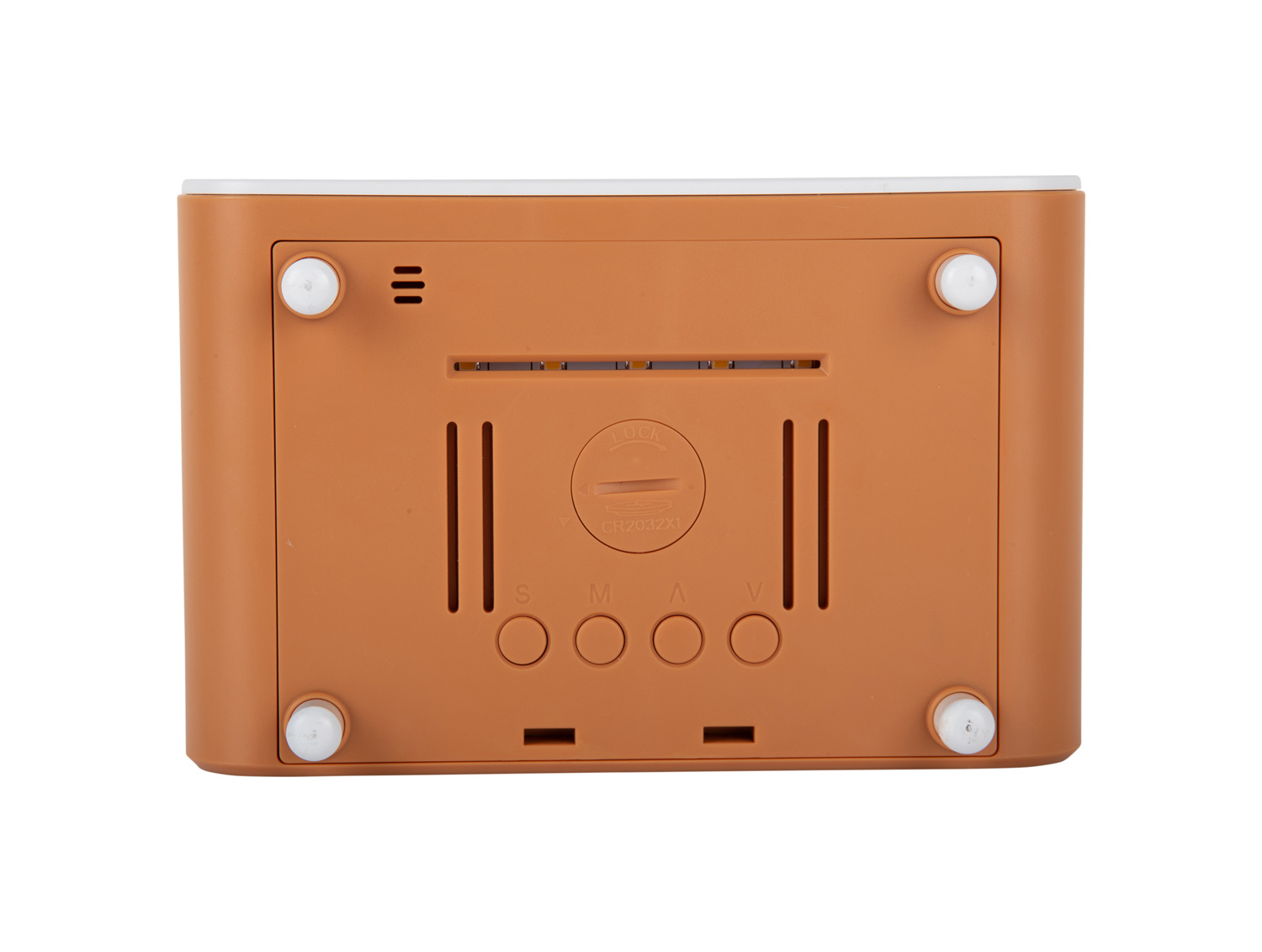 Karlsson - Wekker Chunky LED w. Phone Charger - Okergeel