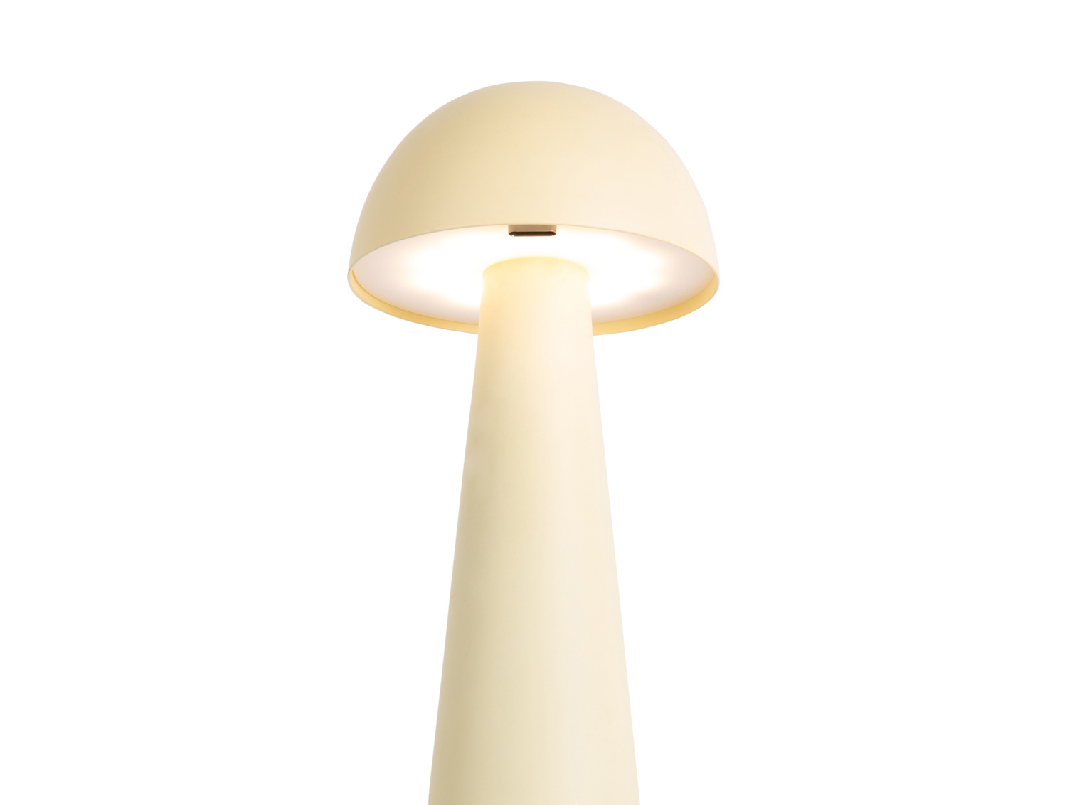Leitmotiv - Tafellamp Mini LED Dome - Zachtgeel