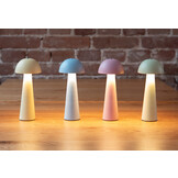 Leitmotiv - Tafellamp Mini LED Dome - Zachtgeel