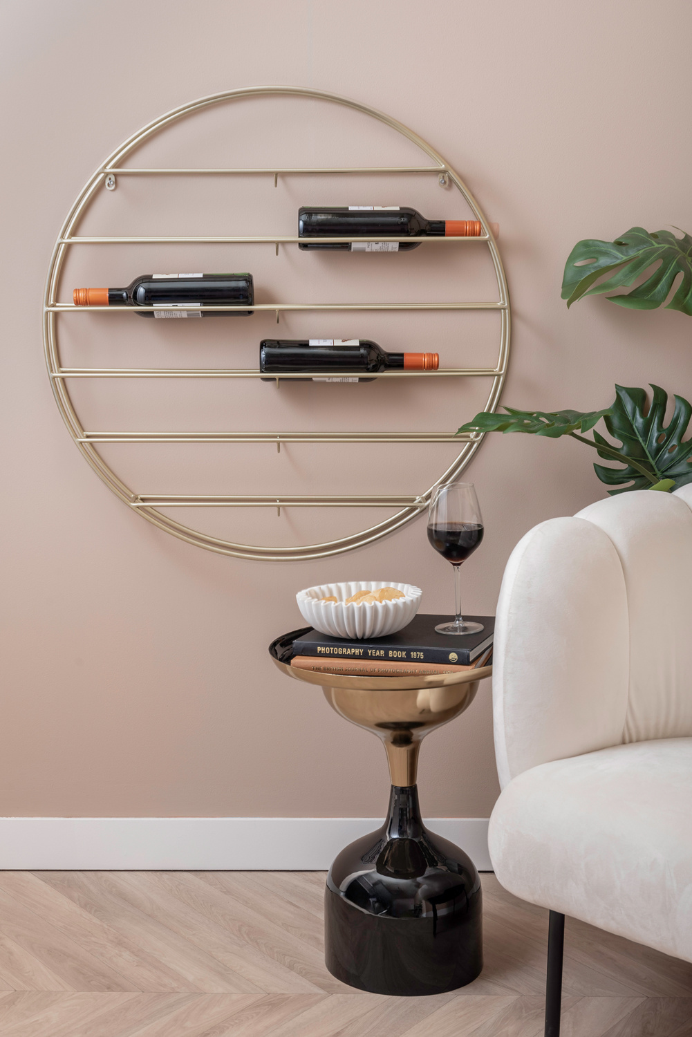 Present Time - Wijnrek Redondo - Goud