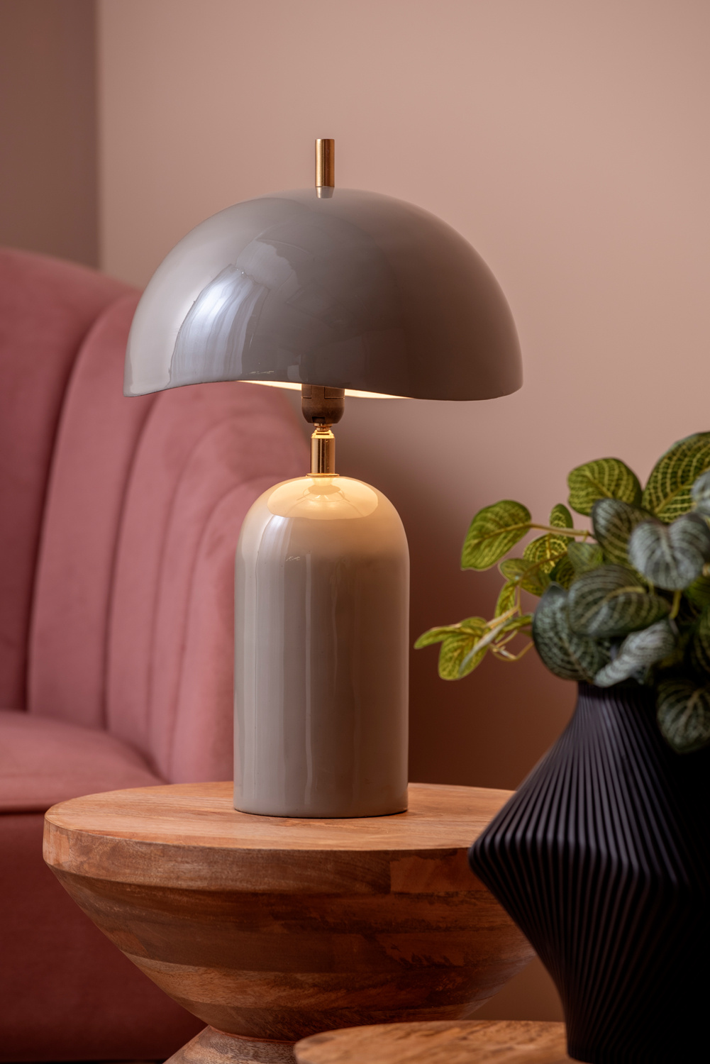 Leitmotiv - Tafellamp Querido - Donkergrijs