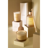 J-Line - Geurkaars Accords Essentiels Oranger Ensoleillé-38h - 8.5x8.5x12.5cm