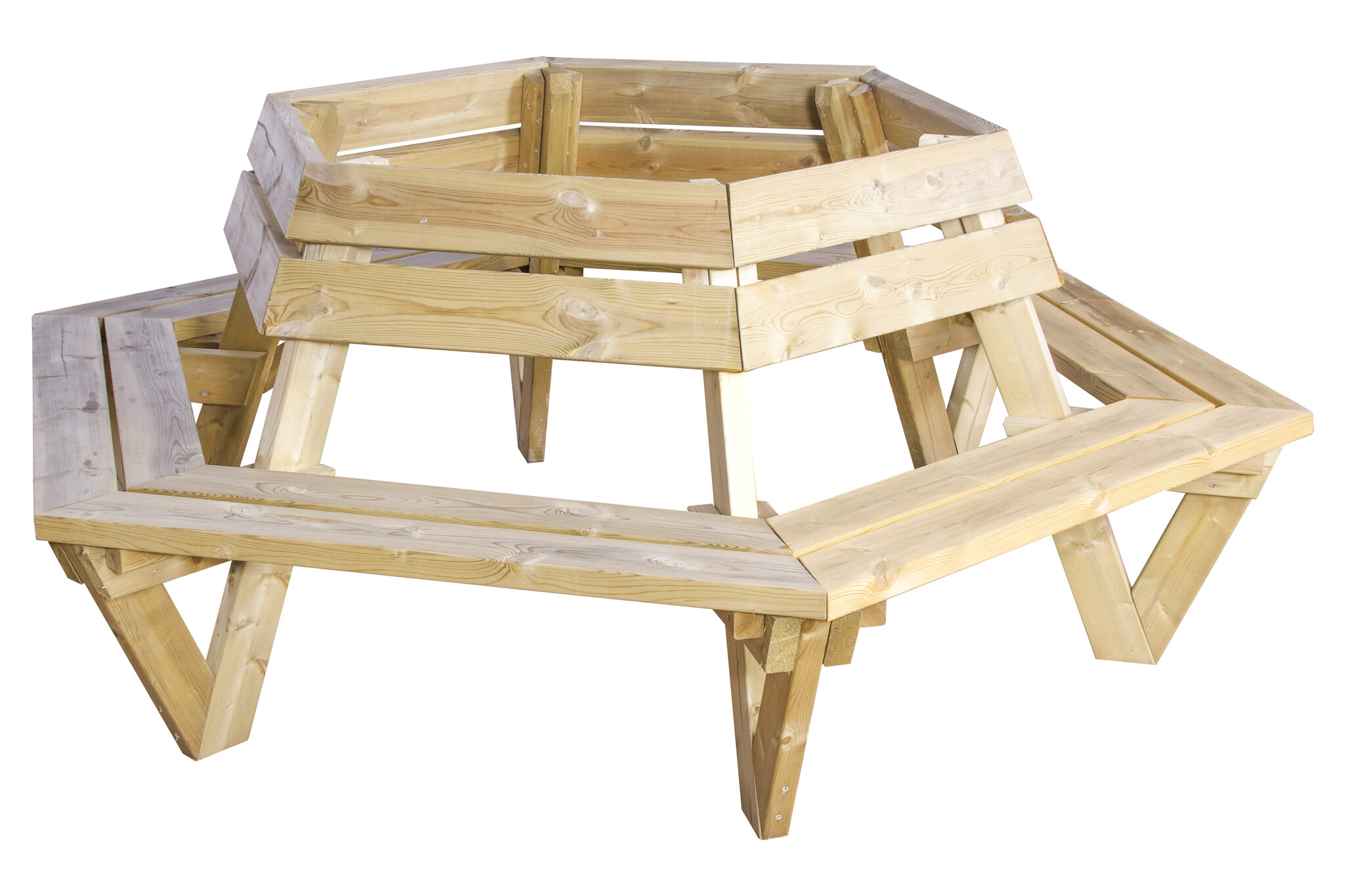 ZOMER-Sens-Line - Bodin Boombank - 227x227x88cm - Hout