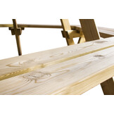 ZOMER-Sens-Line - Bodin Boombank - 227x227x88cm - Hout