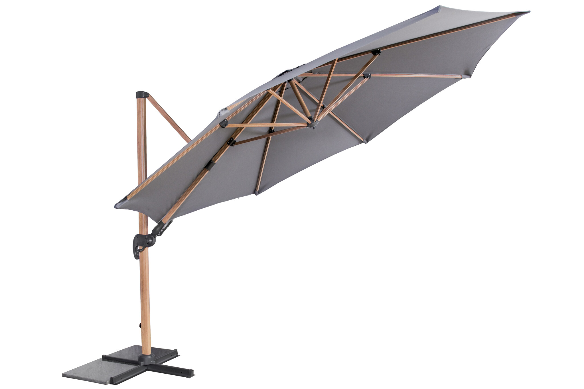 ZOMER-Sens-Line - Jamaica Parasol - Ø3.5m - Grijs