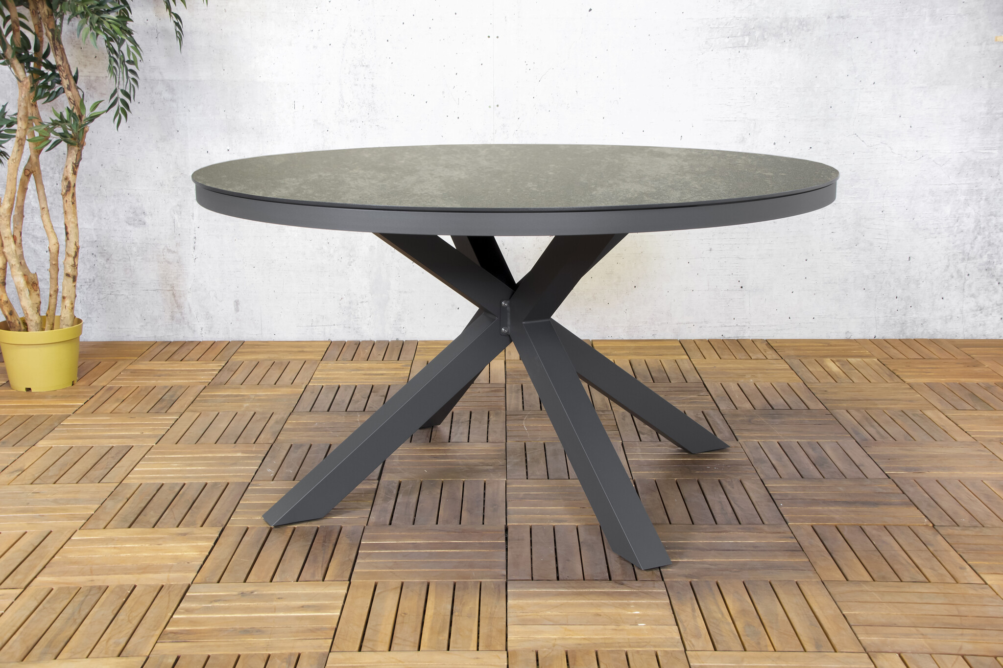 ZOMER-Sens-Line - Bianca Tuintafel - ø140cm - HPL