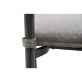 ZOMER-Sens-Line - Alicante - Eetkamerstoelen - Set van 4 - 56,5x59,5x87 - Aluminium - Grijs