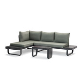 ZOMER-Sens-Line - Palmos Loungeset - Multifunctioneel - Aluminium - Groen