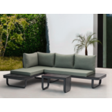 ZOMER-Sens-Line - Palmos Loungeset - Multifunctioneel - Aluminium - Groen