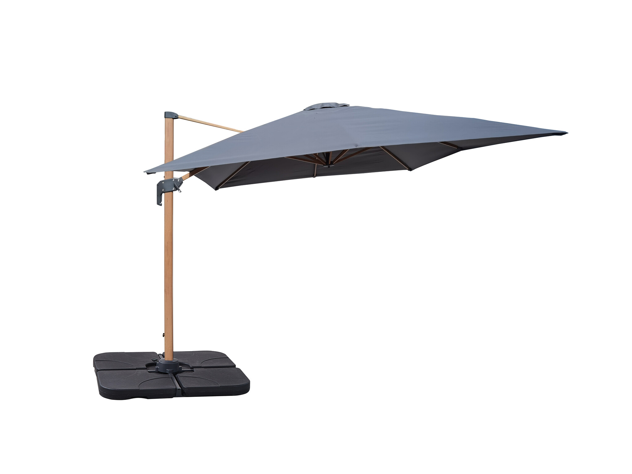 ZOMER-Sens-Line - Jamaica Parasol - 3x4m - Grijs