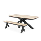 ZOMER-Sens-Line - Bradford Tuinbank - 182cm - Kunststof Bruin