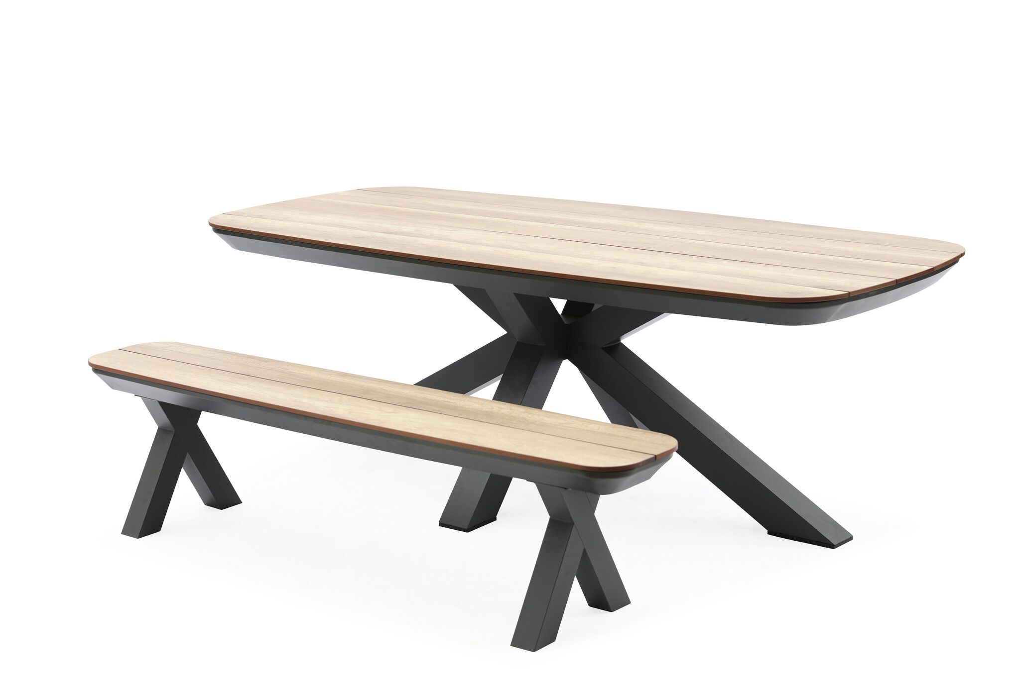 ZOMER-Sens-Line - Bradford Tuinbank - 182cm - Kunststof Bruin