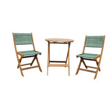 ZOMER-Sens-Line - Lanzarote Bistro Set - Hout - Groen